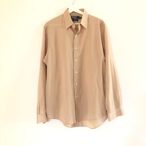 Polo by Ralph Lauren Men’s Marlow Custom fit Cotton Shirt Size L